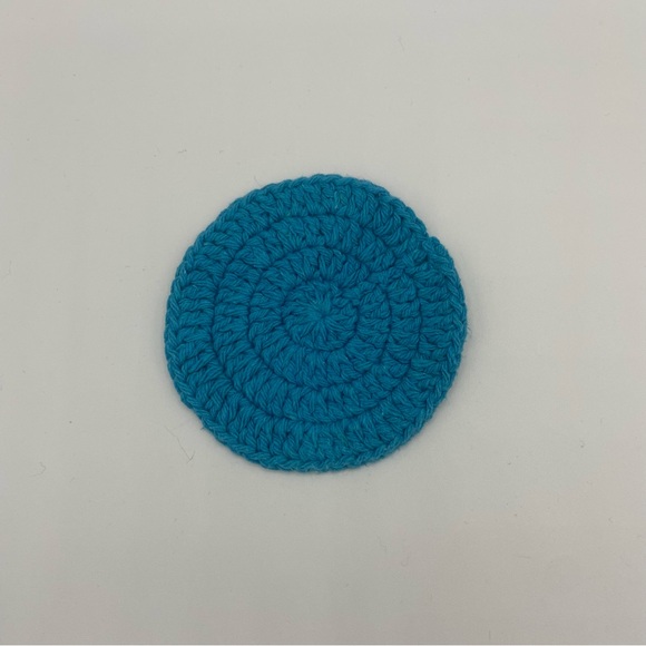 Blue Crochet Coasters set of 3 - Picture 5 of 5